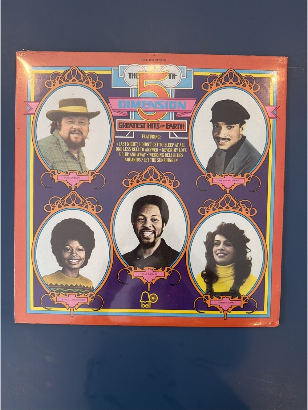 The  5Th Dimension Greatest Hits On Earth Sealed Lp On Bell 1106 Sealed